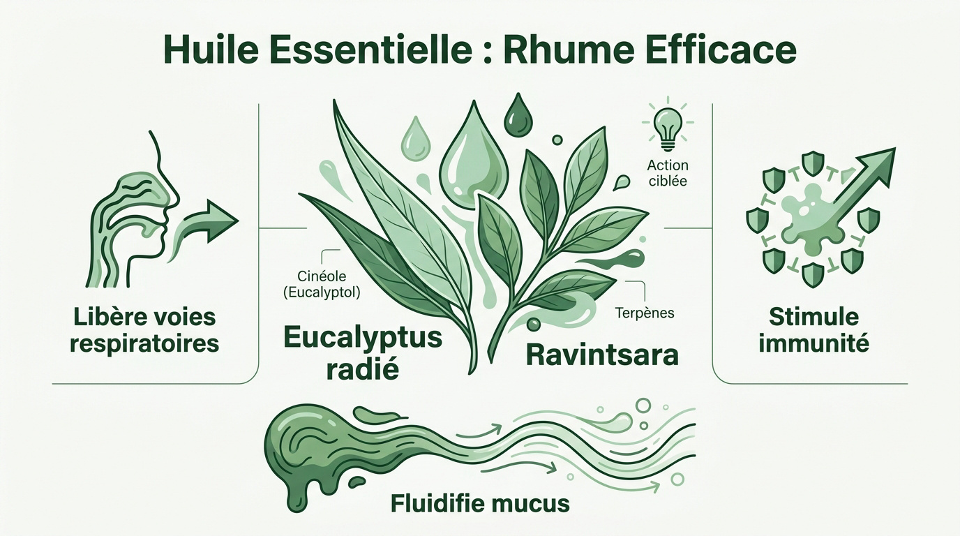 Huiles essentielles pour le confort respiratoire