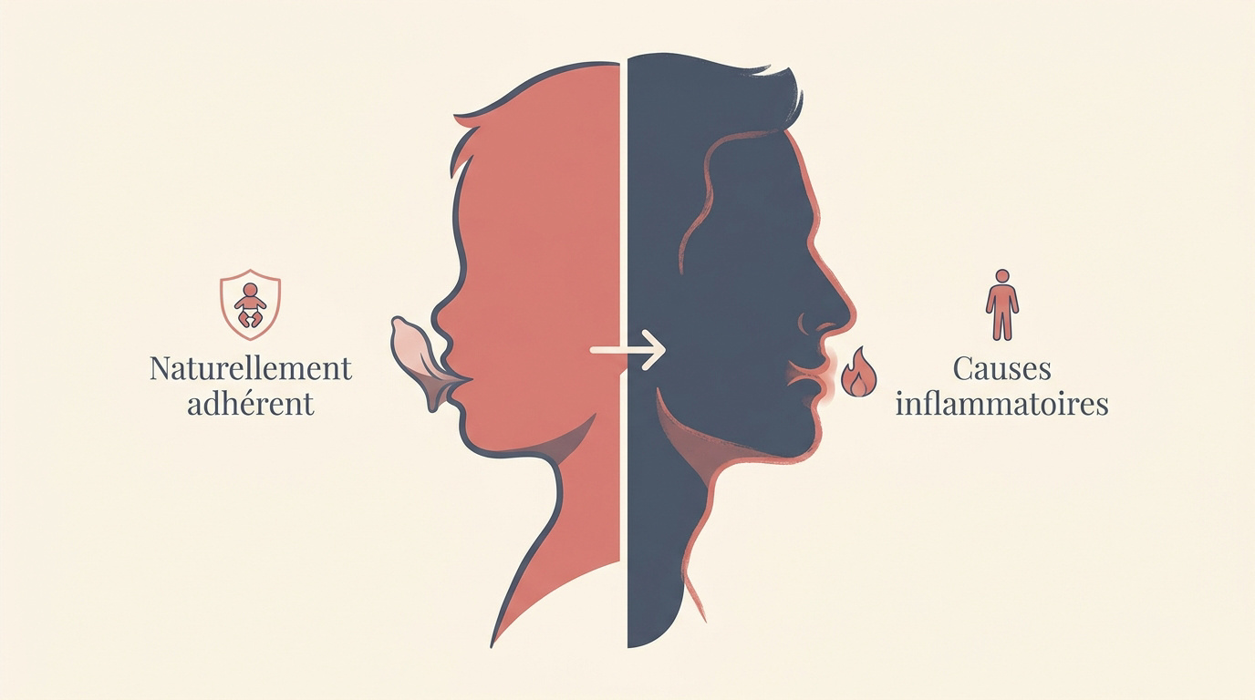 Illustration phimosis physiologique enfant versus pathologique adulte