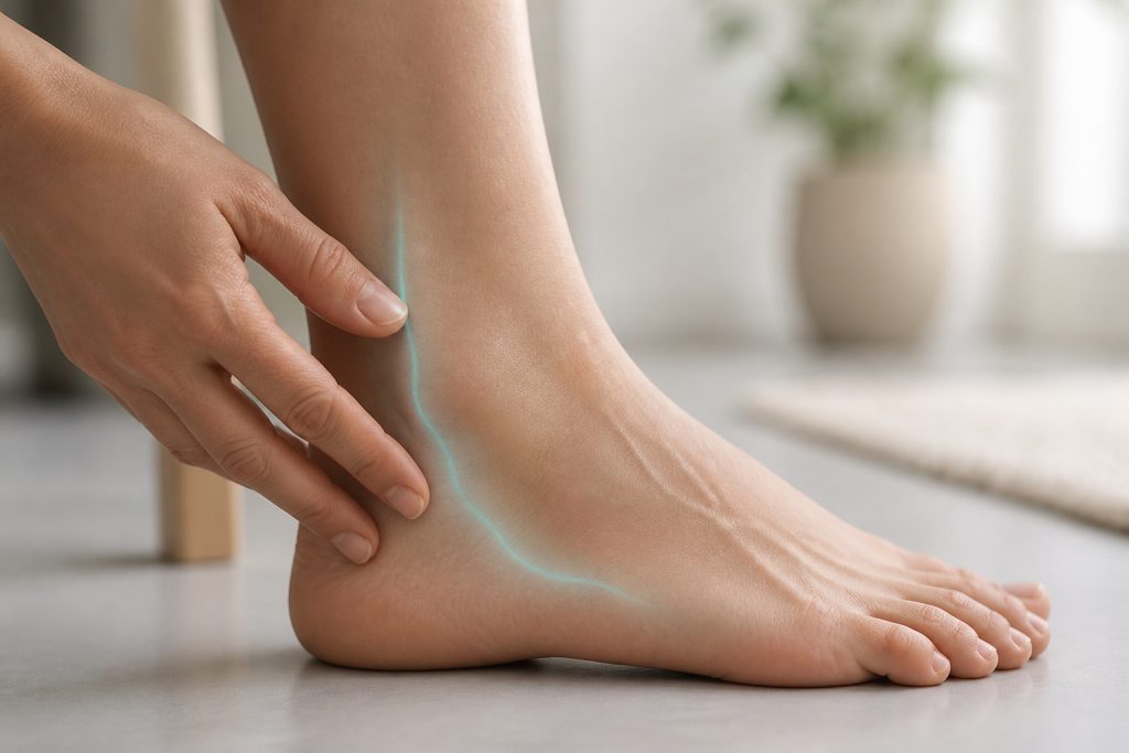 Douleur externe du pied : votre nerf sural