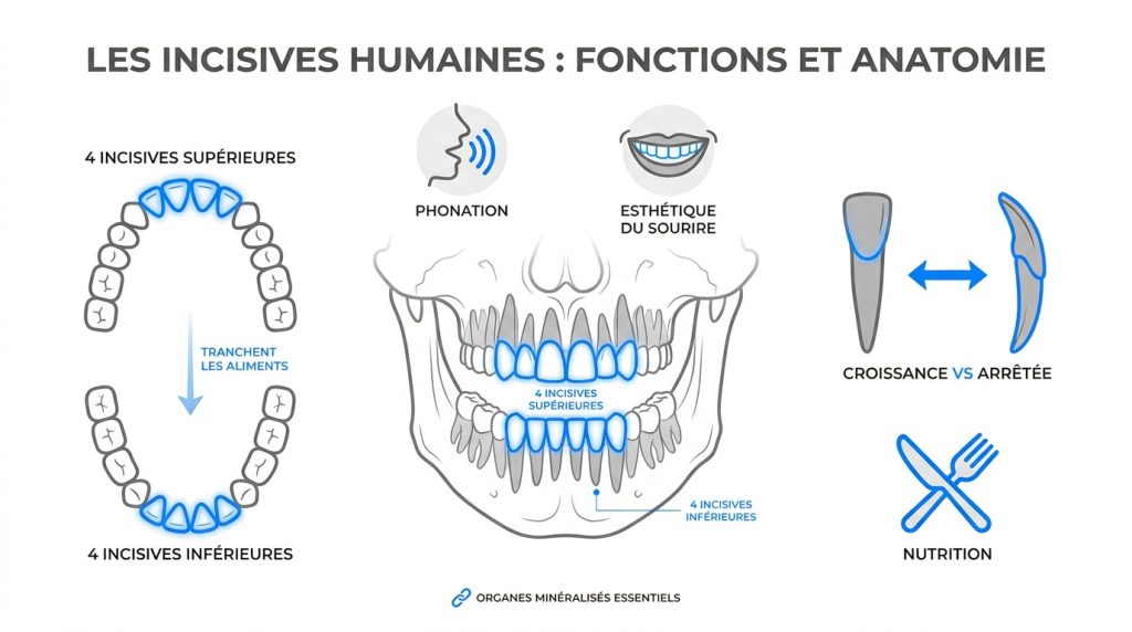 Incisive dent : anatomie, fonctions et soins essentiels