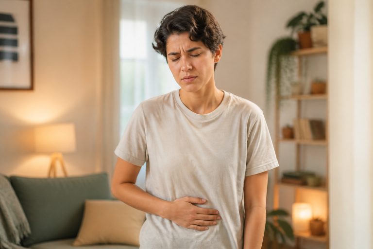 Mal au ventre quand vous toussez : comprendre et soulager