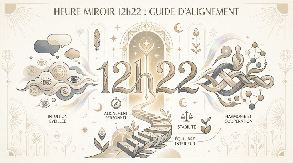 Signification 12h22 : décrypter cette heure miroir triple