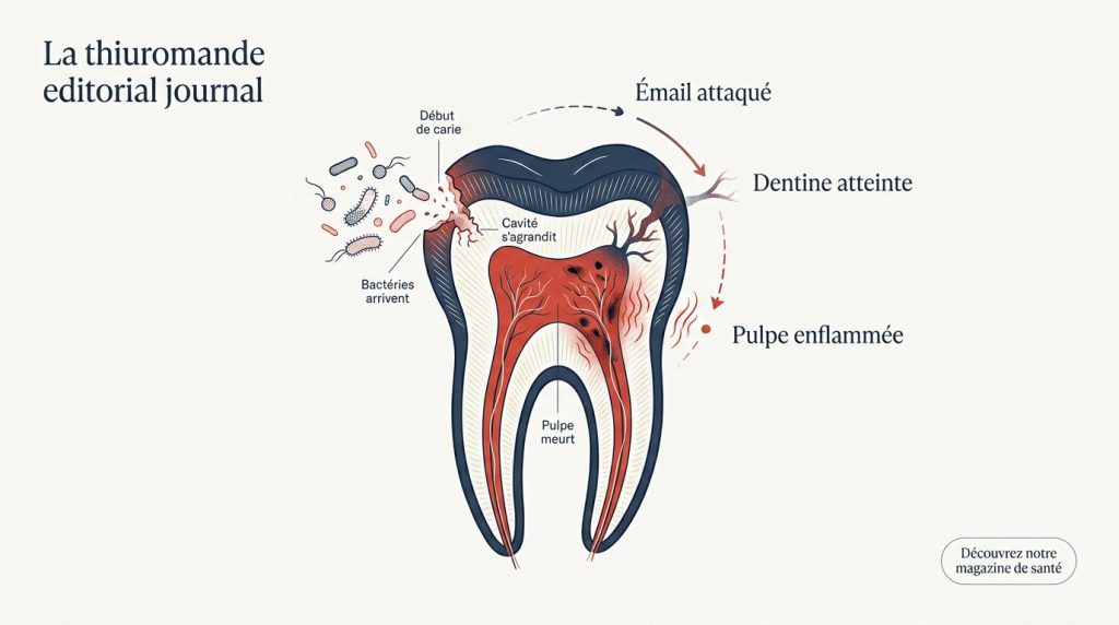 Dent pourrie : causes, risques et solutions de soins