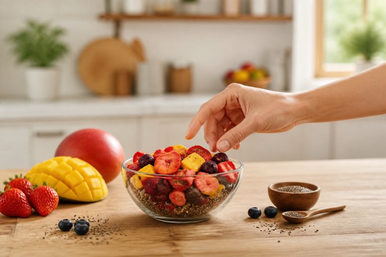 Fruggies : composition, bienfaits des fruits lyophilisés