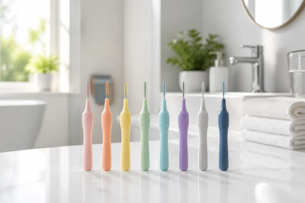 Brosses interdentaires pastel