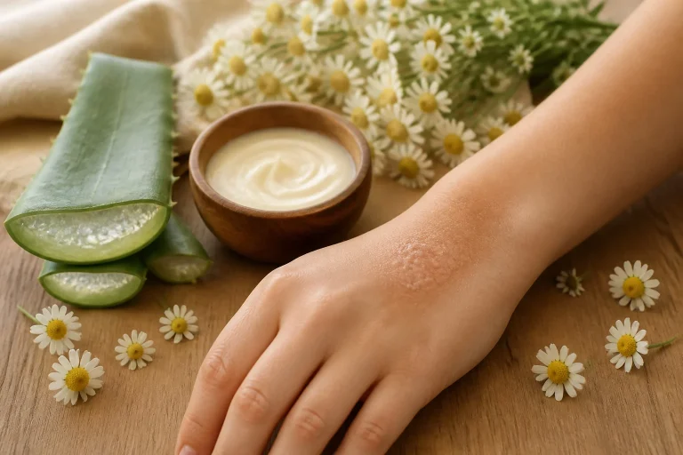 Soin naturel pour peau seche
